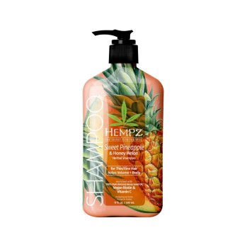 Šampon s veganským biotinem a vitaminem C pro tenké a jemné vlasy - sladký ananas a medový meloun 500 ml