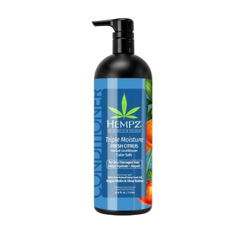 Kondicionér s veganským biotinem a bambuckým máslem pro suché a poškozené vlasy - trojitá hydratace 1000 ml