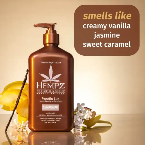 Hydratační tělový krém Vanilla Lux s niacinamidem 500 ml