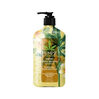 Šampon s veganským biotinem a aloe vera pro všechny typy vlasů - original banánový květ 500 ml