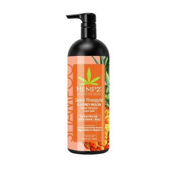 Šampon s veganským biotinem a vitaminem C pro tenké a jemné vlasy - sladký ananas a medový meloun 1000 ml