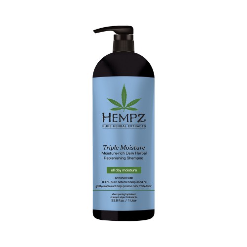 Šampon pro suché a poškozené vlasy - trojitá hydratace 1000 ml