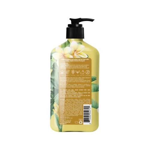 Šampon s veganským biotinem a aloe vera pro všechny typy vlasů - original banánový květ 500 ml