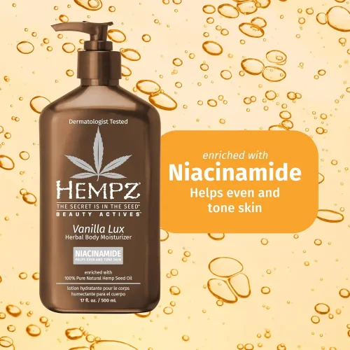 Hydratační tělový krém Vanilla Lux s niacinamidem 500 ml
