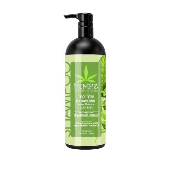 Šampon s veganským biotinem a tea tree olejem pro péči o vlasovou pokožku - tea tree a heřmánek 1000 ml