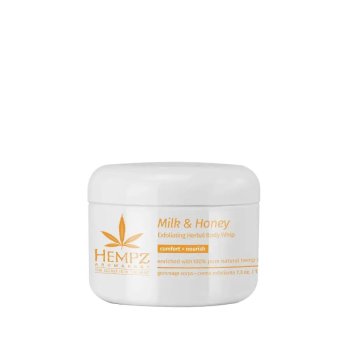 Tělový peeling s kousky drcených vlašských ořechu - mléko a med 215 ml