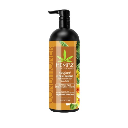 Kondicionér s veganským biotinem a aloe vera pro všechny typy vlasů  - original banánový květ 1000 ml